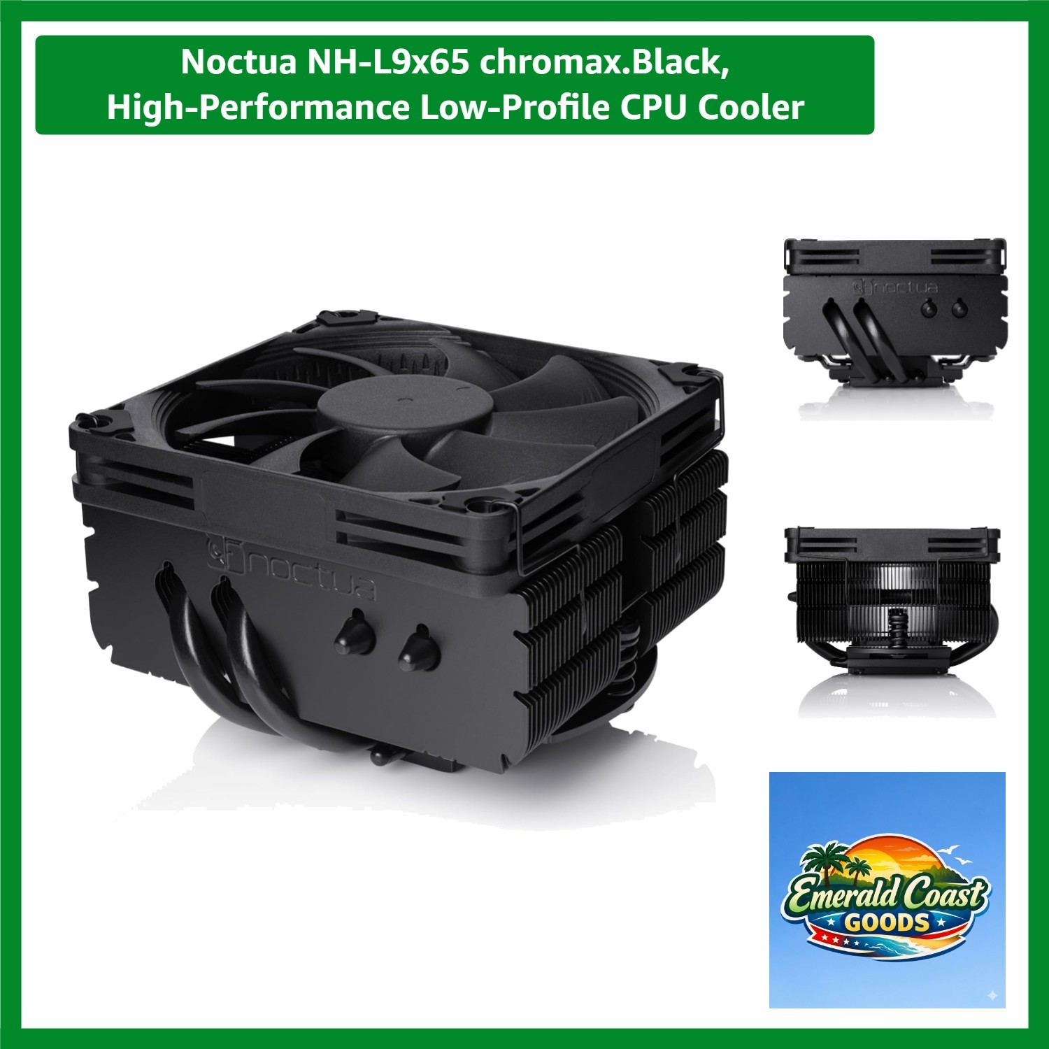 NH-L9x65 chromax.Black, High-Performance Low-Profile CPU Cooler