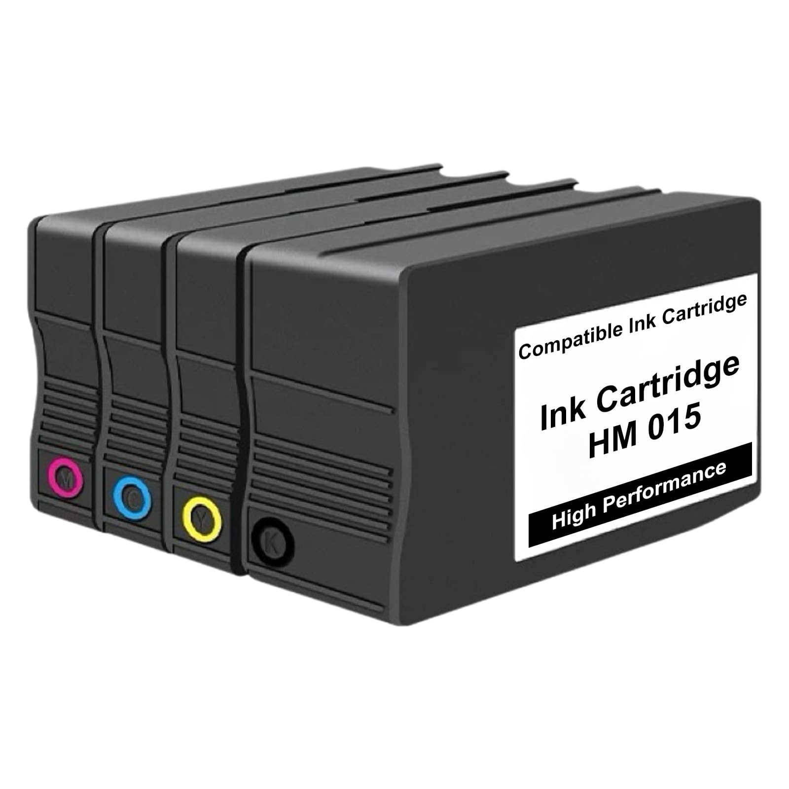 HIRMOD 910XL Compatible Ink Cartridges HM 015  4 Pack, Black Cyan Magenta Yellow