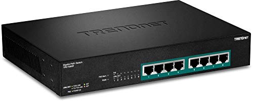 TRENDnet 8-Port Gigabit Full Power PoE+ Switch (tpe-tg80f) (tpetg80f)