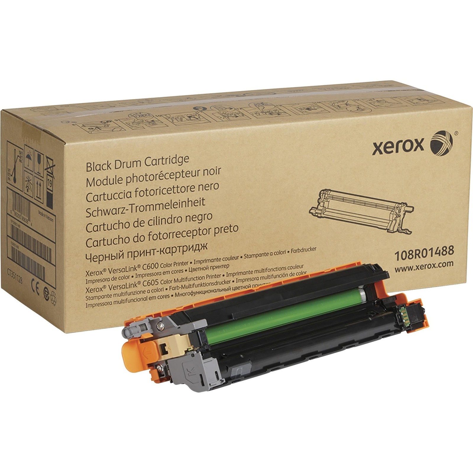 Genuine Xerox 108R01488 Black Drum, Brand New Sealed Box, We Ship Fast