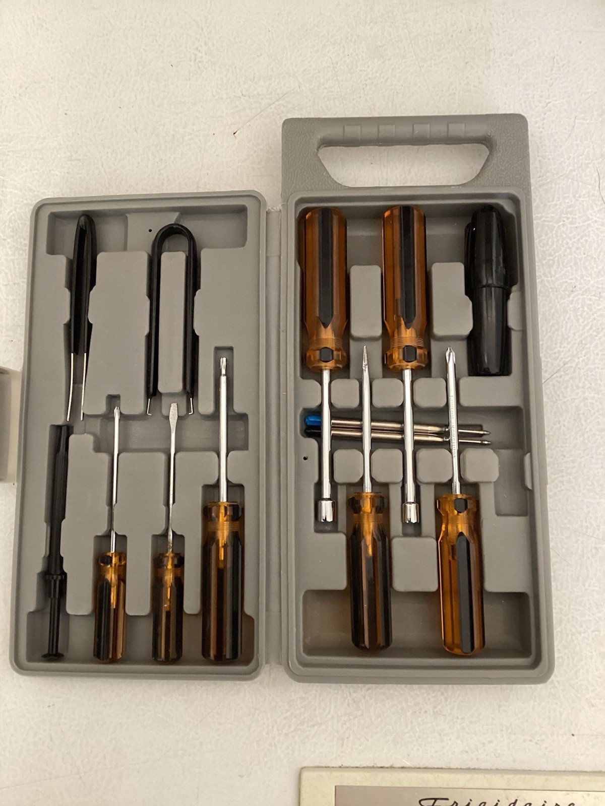 RARE Vintage Curtis Esselte 11 PIECE Computer Tool Kit with Hard Plastic Case