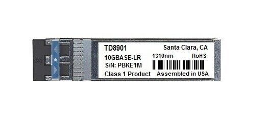AXIS TD8901 compatible 10GBASE-LR 10GbE Long Range SFP+LR LC 1310nm 10km SMF