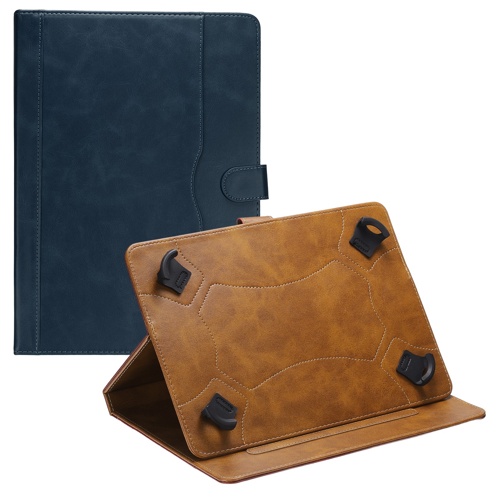 Tablet Case 11.8 x 8.5" PU Leather Protective Case for 11-12.4" Tablet, Blue