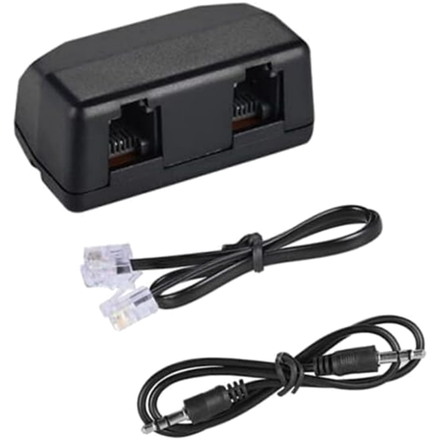 RJ11 Splitter Adapter for Telephones & Voice Recorders - Clear Audio Connections
