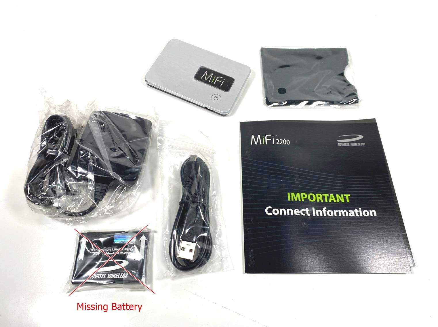 Novatel Wireless MiFi2200 WiFi Intelligent Mobile Hotspot