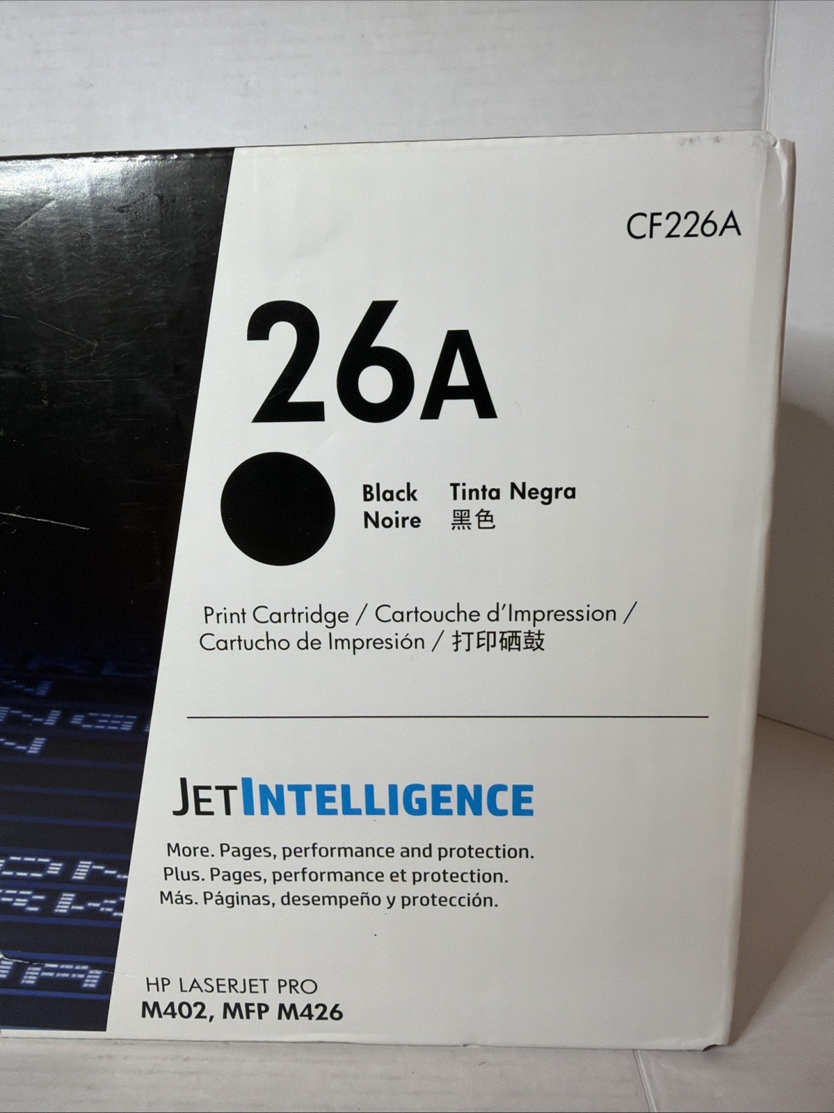 HP 26A CF226A Black Toner Genuine LaserJet Pro Printer New Sealed Ugly Box