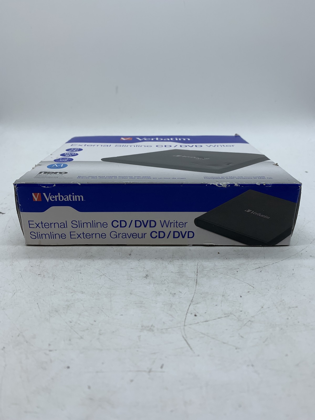 Open Box Verbatim PBAA External Slimline CD/DVD Writer ~ 