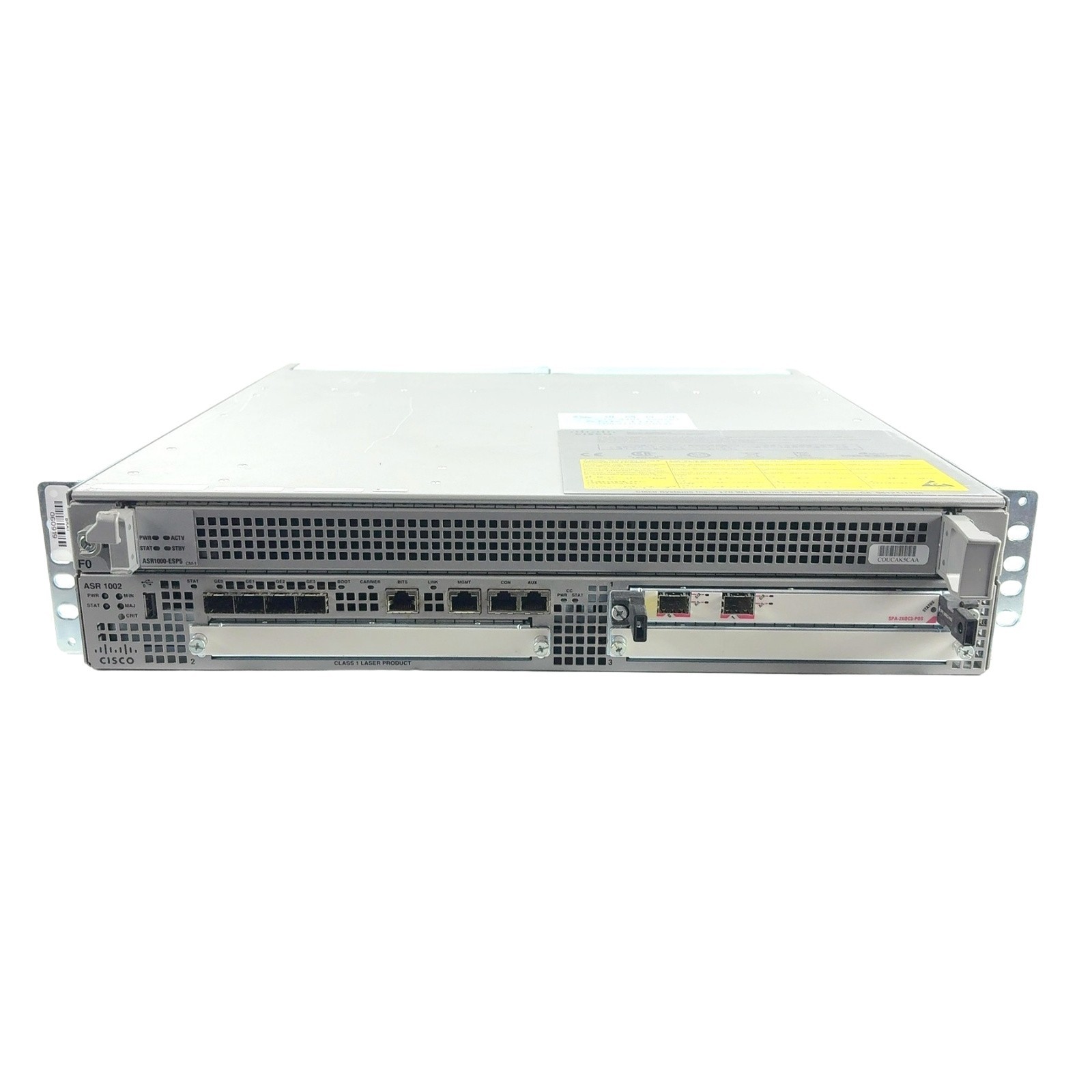 Cisco ASR1002 ASR 1000 Series Aggregation Services Router Dual AC PSU