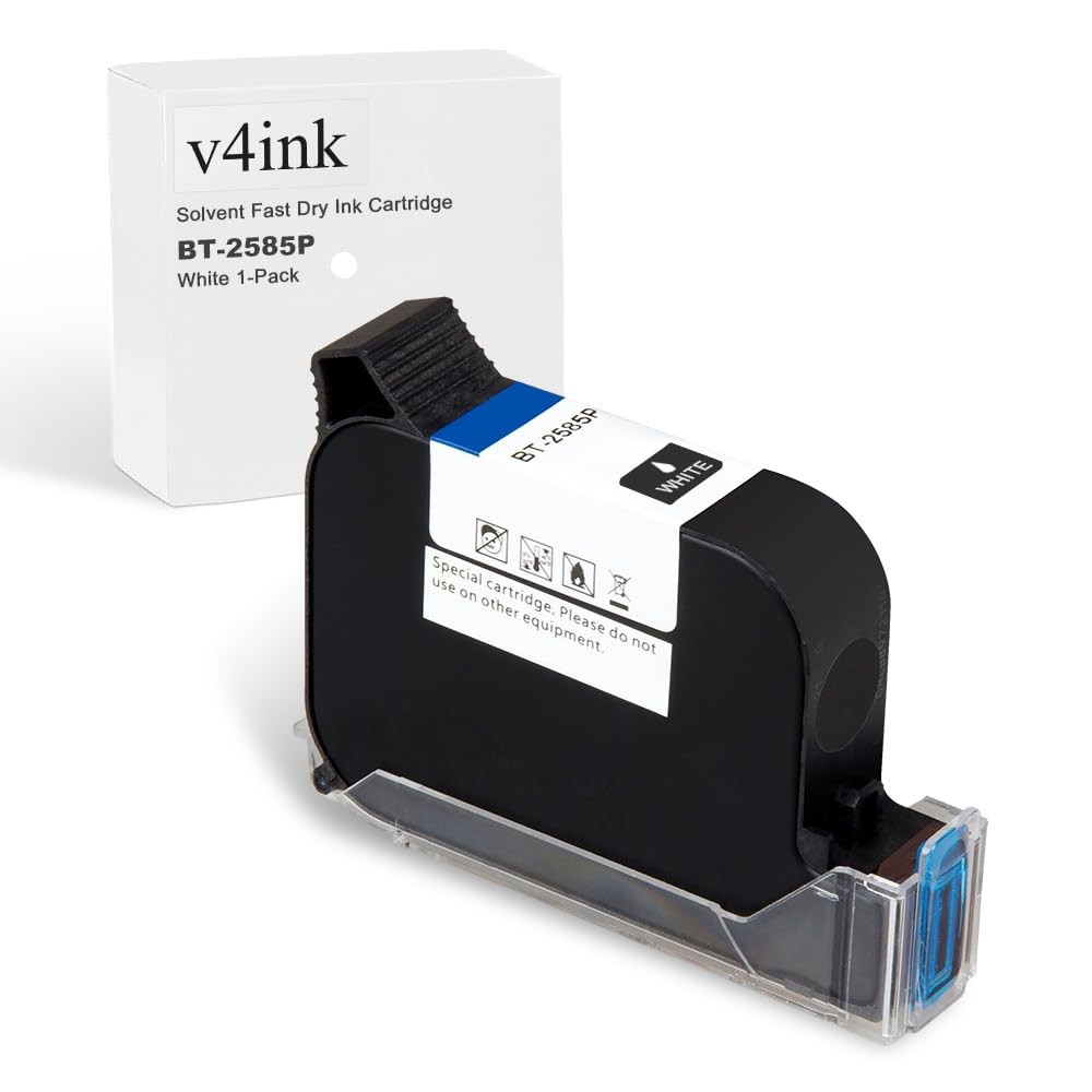 v4ink Bentsai Original Solvent Based Fast Dry 5.5 x 3.1 x 1.2 inches, White