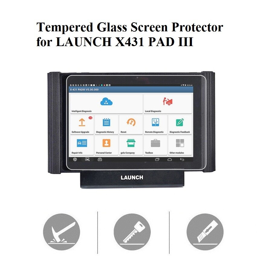 Tempered Glass Screen Protector for LAUNCH X431 PAD II PAD III PAD V Pad2 3 Pad5
