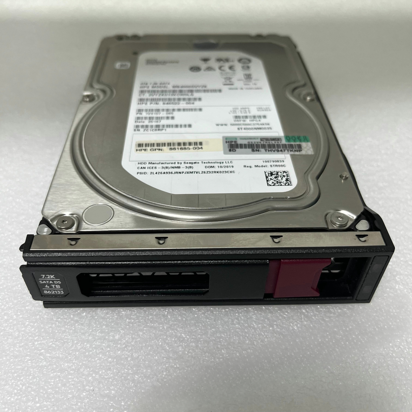FOR HPE 861683-B21 862133-001 7.2K 4TB SATA 6G 3.5" SC Midline HDD Hard Drive