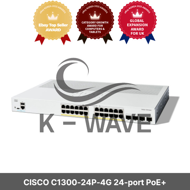 CISCO C1300-24P-4G 24-port PoE+ Gigabit Managed Switch 4SFP / Express