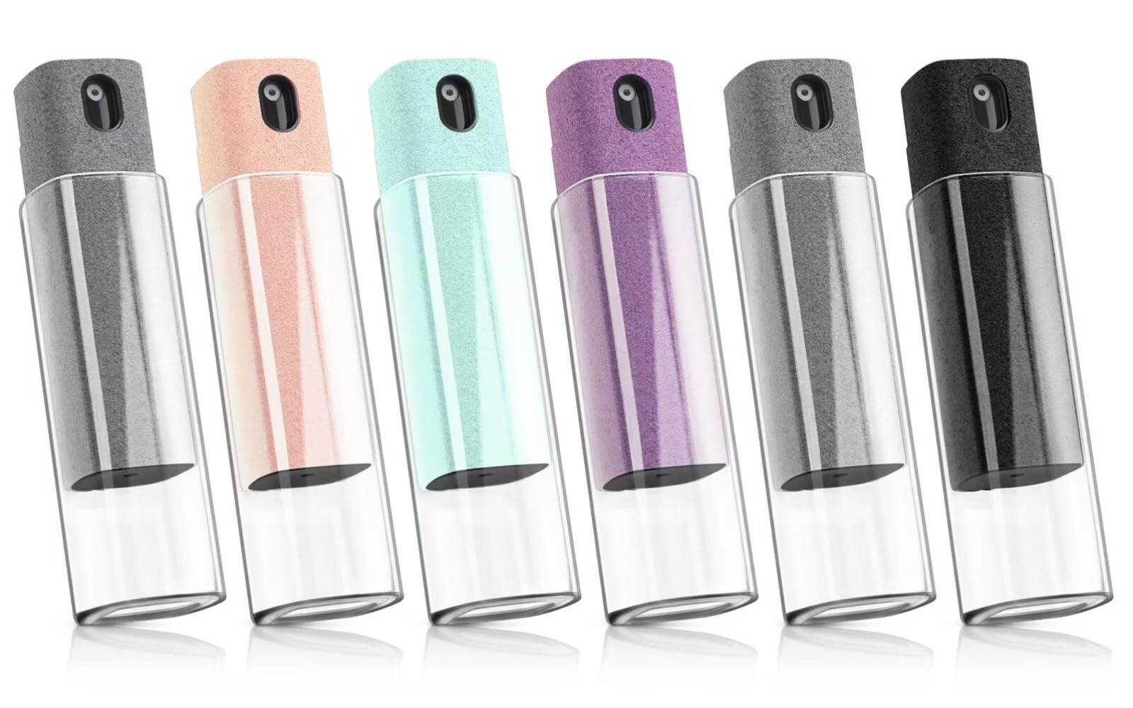 6 Pack Screen Cleaner 3-in-1 Touchscreen Mist Cleaner Spray and Microfiber Cloth