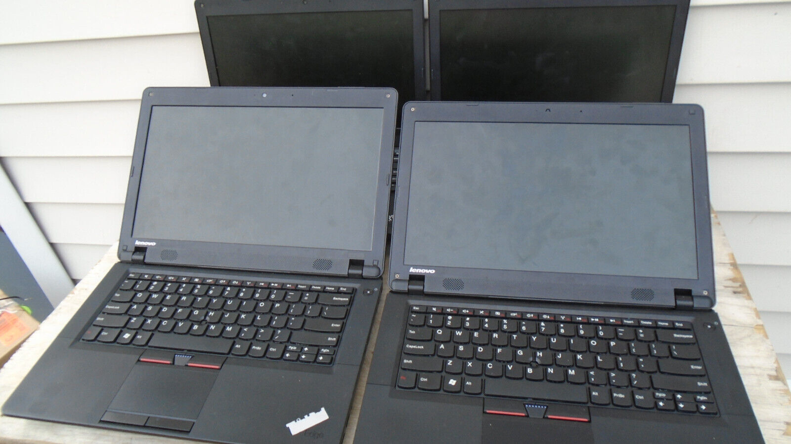 lot of 4 Lenovo Thinkpad Edge 14 Laptop Core i3-M380 2.53GHz 4GB RAM AC 0579-6AU