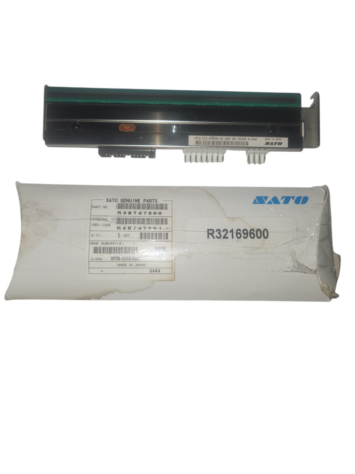 OEM Sato R32169600 Thermal  Printhead for SATO CL6NX/CL608NX Ser., 203 DPI, USED