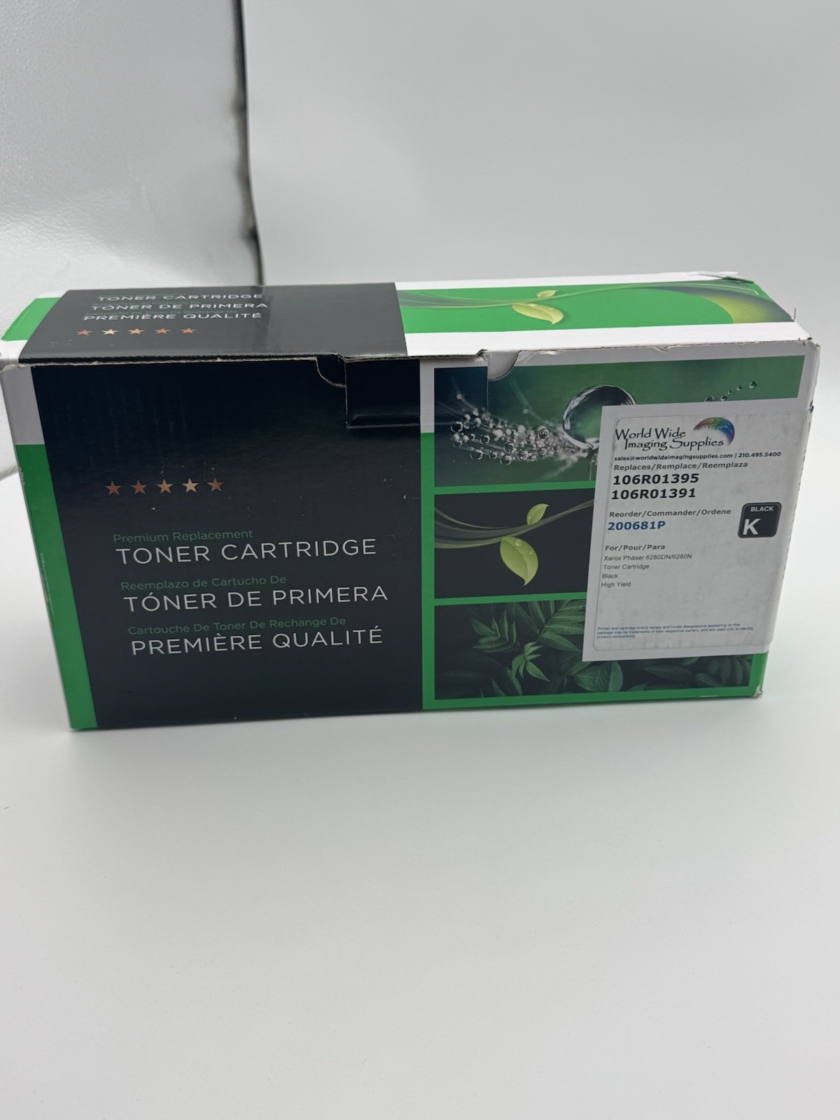 Toner Cartridge Replacement for Xerox 106R01395/106R01391 | Black | High Yield