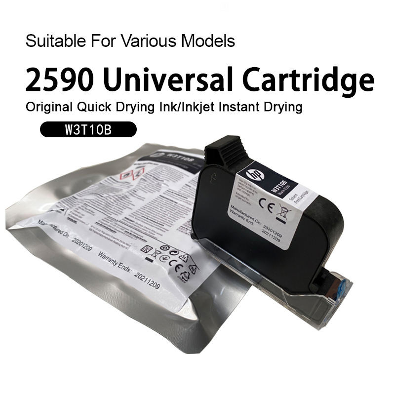 3 PCS 12.7mm Solvent Ink Cartridge 42ml Fast Dry for HP45 TIJ 2.5 Compatible
