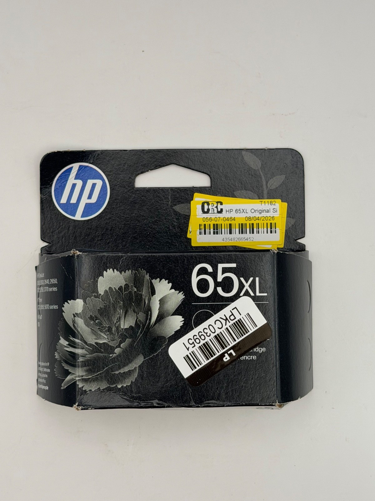 New - Genuine HP 65XL Black High Yield Original Ink Cartridge N9K04AN