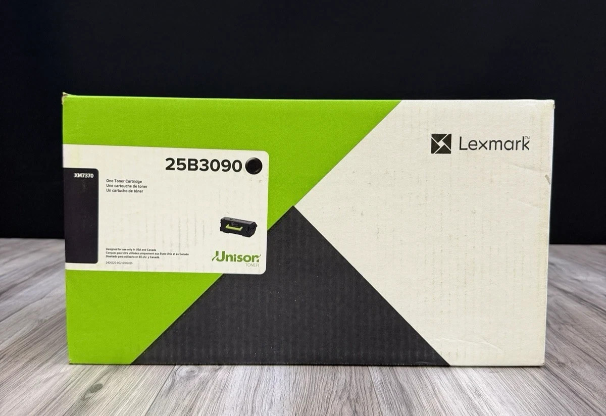 Lexmark 25B3090 Black Ultra High Yield Toner Cartridge XM7370 OEM NEW Sealed