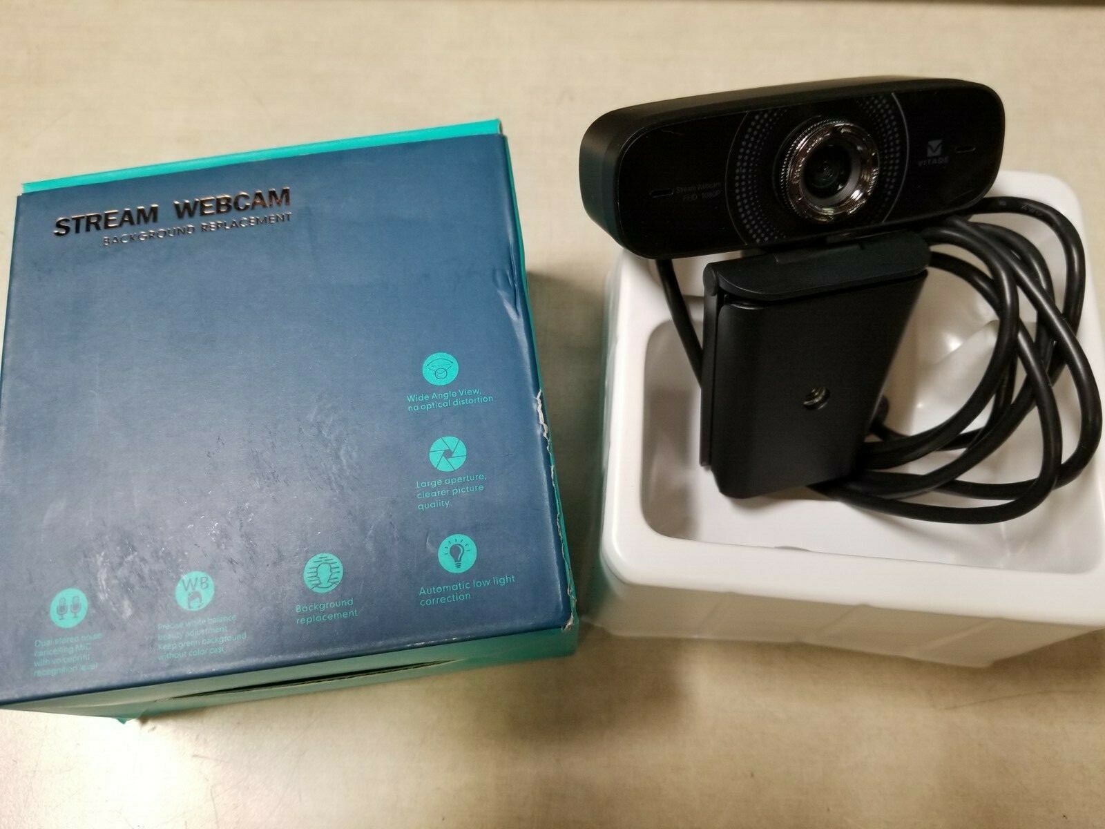 Stream Webcam Background Replacement USBL-232J1