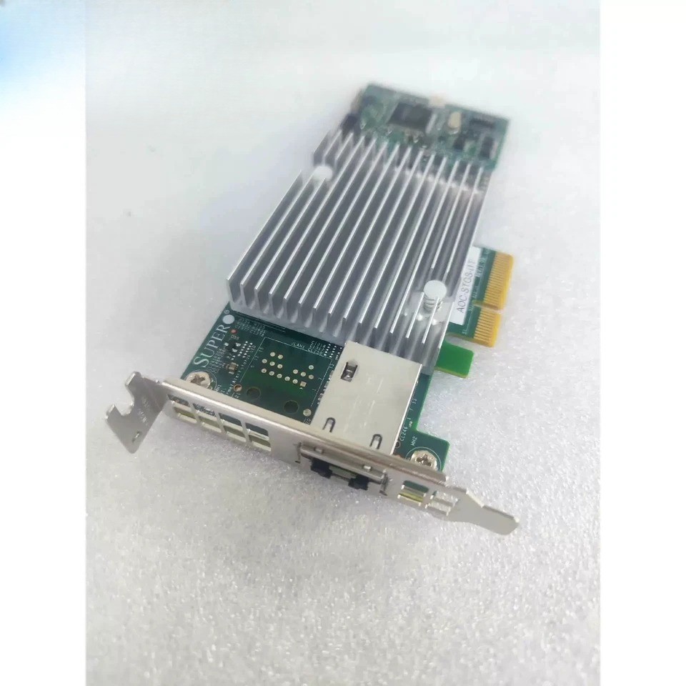 Supermicro X550-T1 10G Ethernet Intel AOC-STGS-i1T Converged Network Adapter