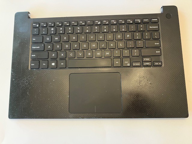 DELL XPS 15 9570 15.6  Palmrest w/Keyboard, Touchpad, Cables - Tested  (Read)