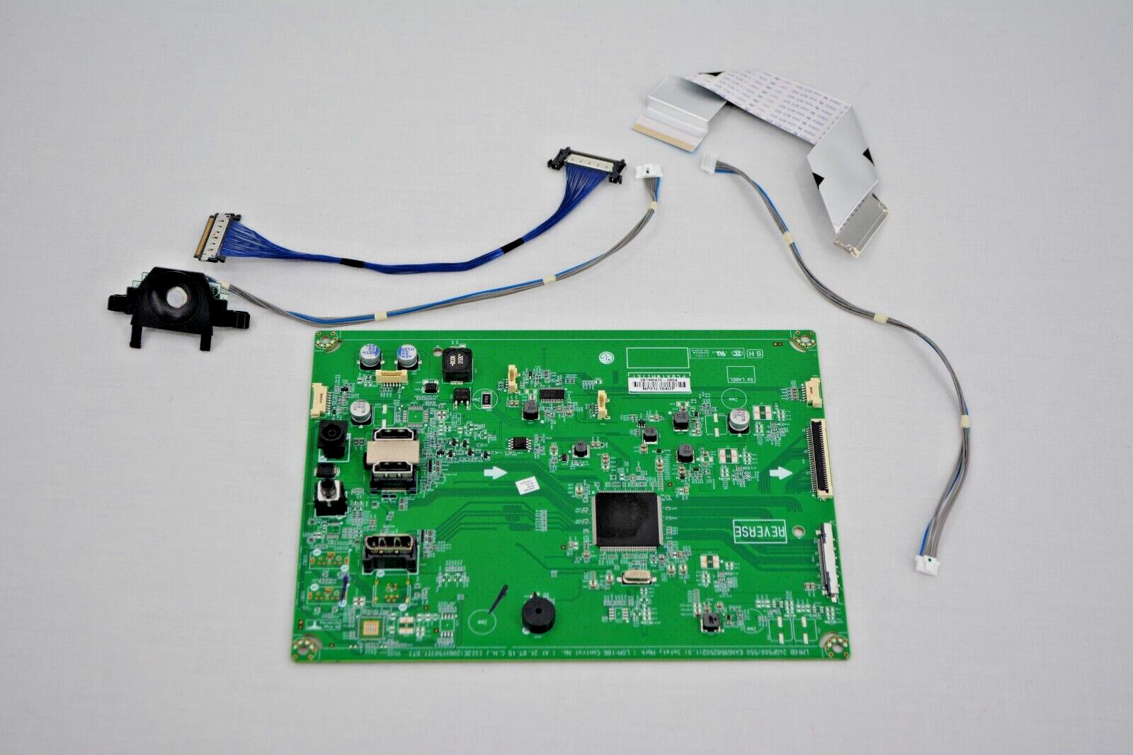 LG 24QP500-B 24 QHD Monitor Parts Main Board Cables Controller Button Internal