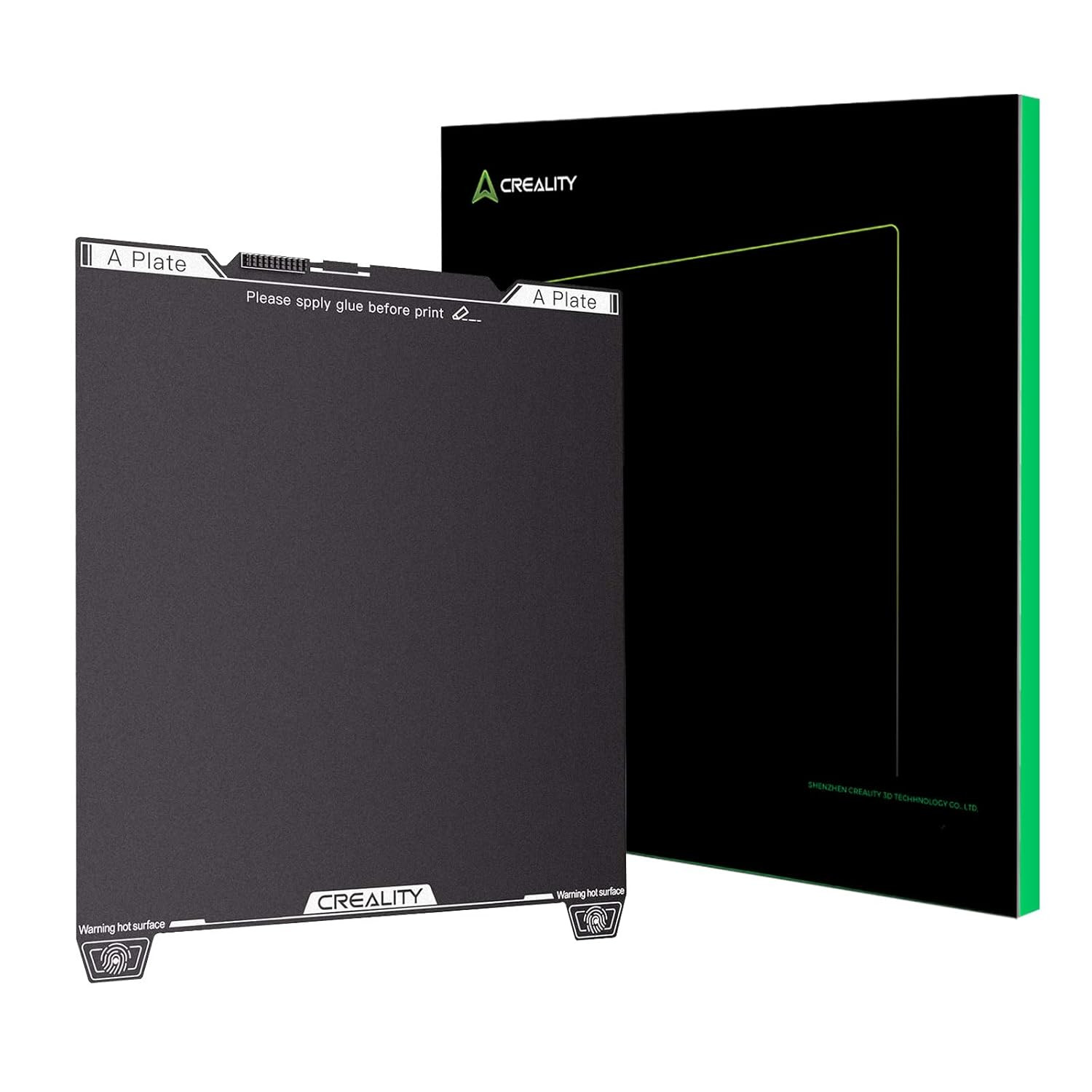 Official K2 SE Build Plate, 235X237Mm Textured Epoxy Resin Sheet, Magnetic Flexi