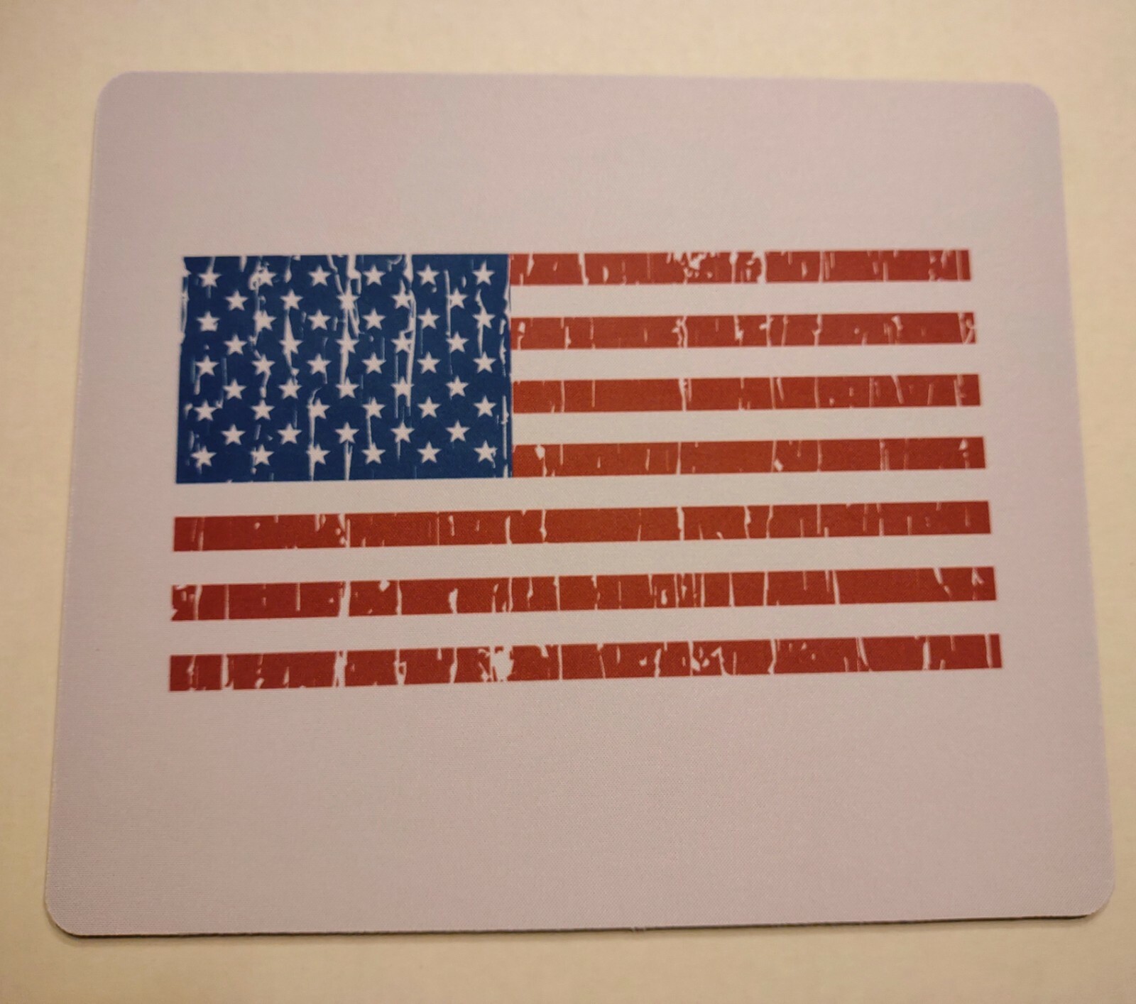 American Flag Mouse Pad - Approximately 9.4 x 7.9 Inches