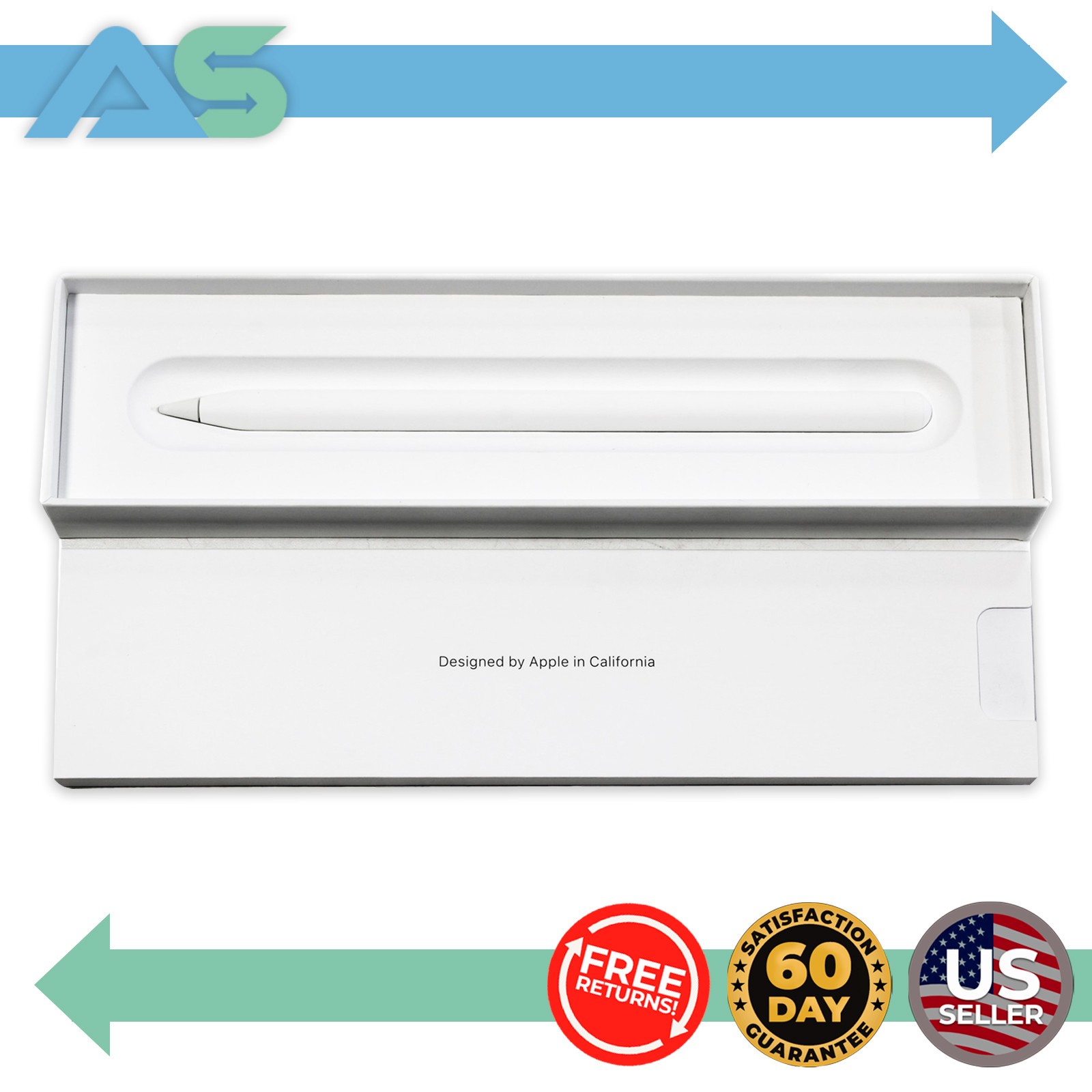 Apple A2051 Pencil 2nd Generation Stylus for iPad Pro | White | P/N MU8F2AM/A