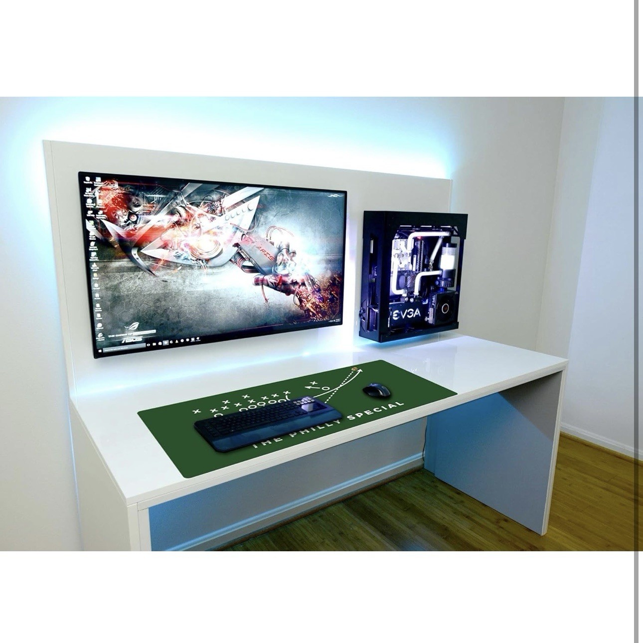 French Koko Large Mouse Pad, Keyboard Pad For Home Office, Gaming, School