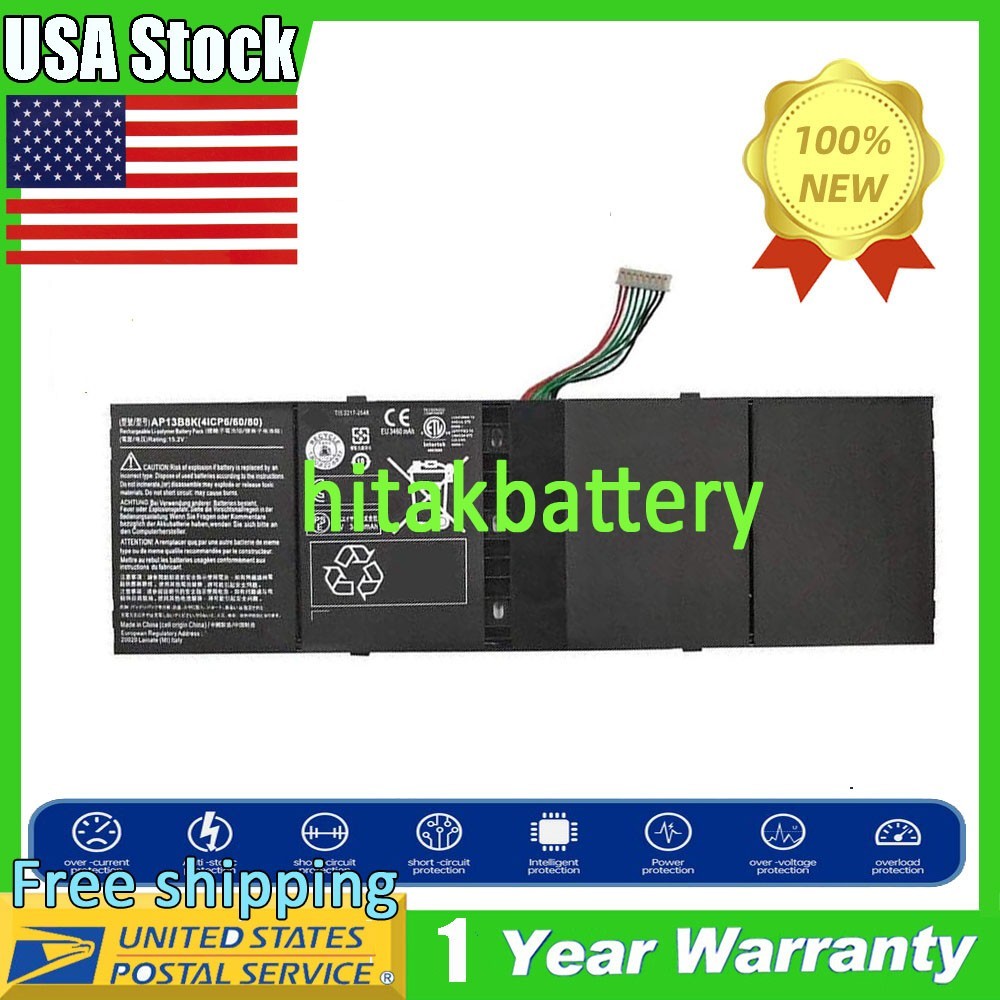 3560mAh Battery AP13B8K for Acer Aspire V5 V5-572 V5-573P V5-552G 4ICP6/60/80