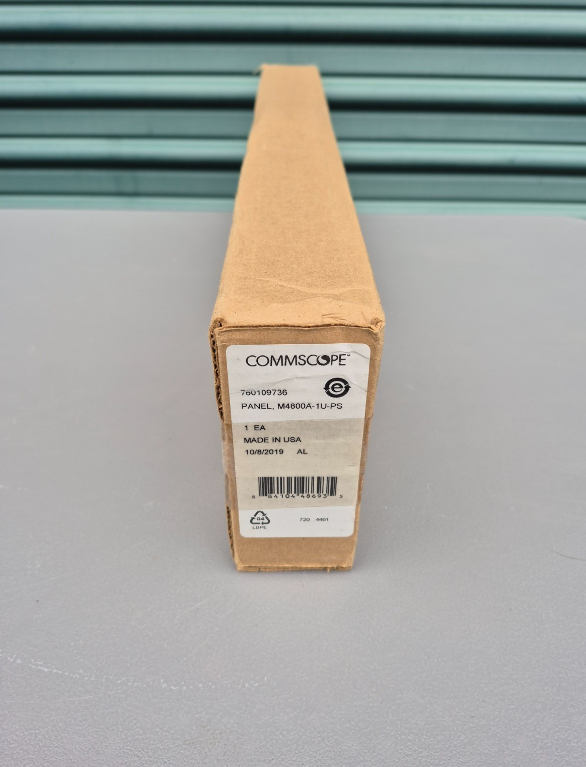 Brand New CommScope M4800A-1U-PS Angled Patch Panel 760109736