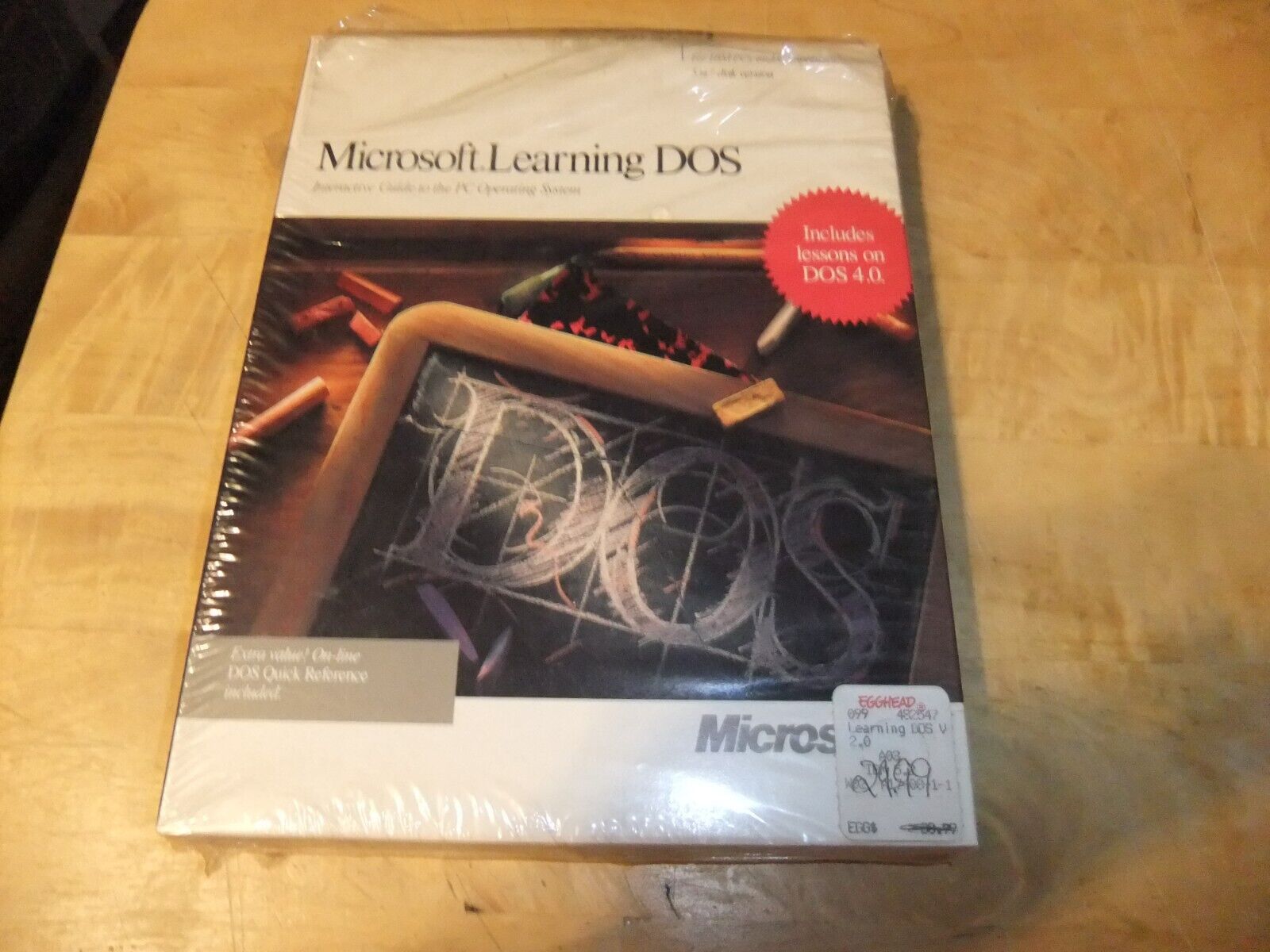 VTG 1988 Microsoft Learning DOS 5.25