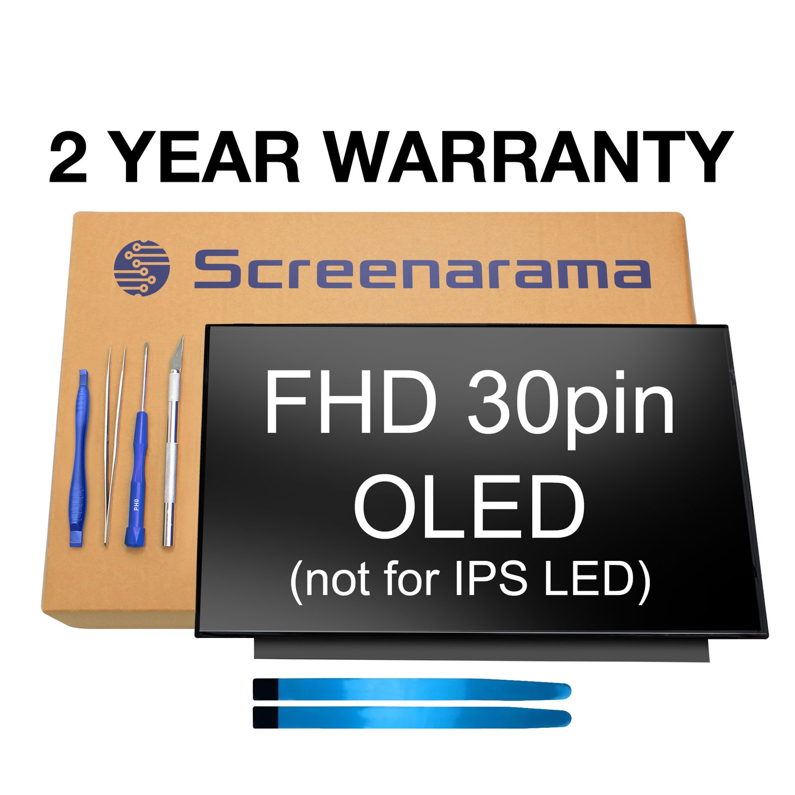 Samsung ATNA56YX03-0 OLED FHD 30 pin Glossy LCD Screen + Tools SCREENARAMA *FAST