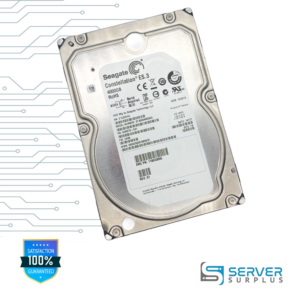 EMC Constellation ES.3 4TB SAS 6Gb/s 3.5 in Enterprise HDD | 118033055