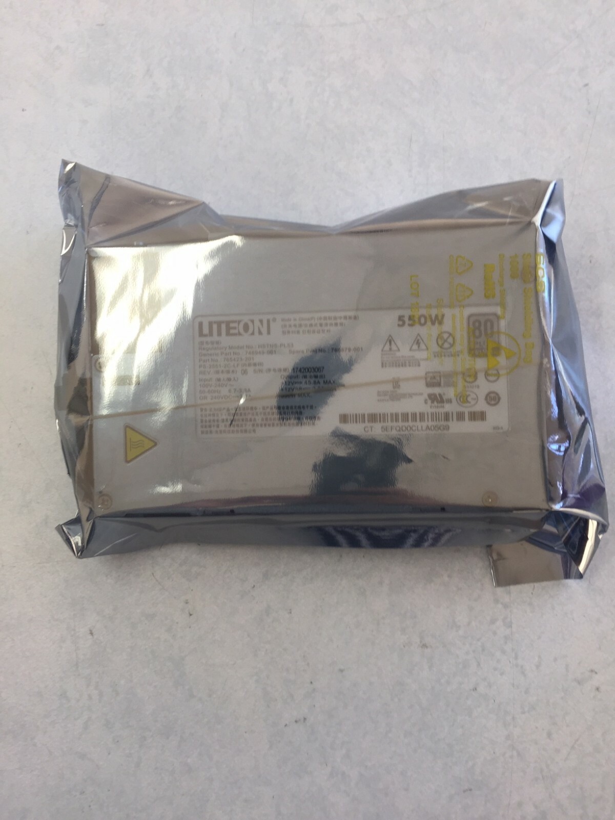 730941-B21,748949-001,766879-001 HP 550W G9 Power Supply Kit