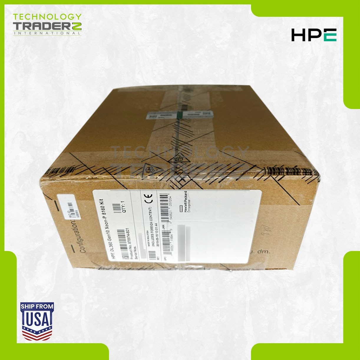 870974-B21 HPE ProLiant DL360 GEN10 Xeon Platinum 8160 CPU Kit *Factory Sealed*