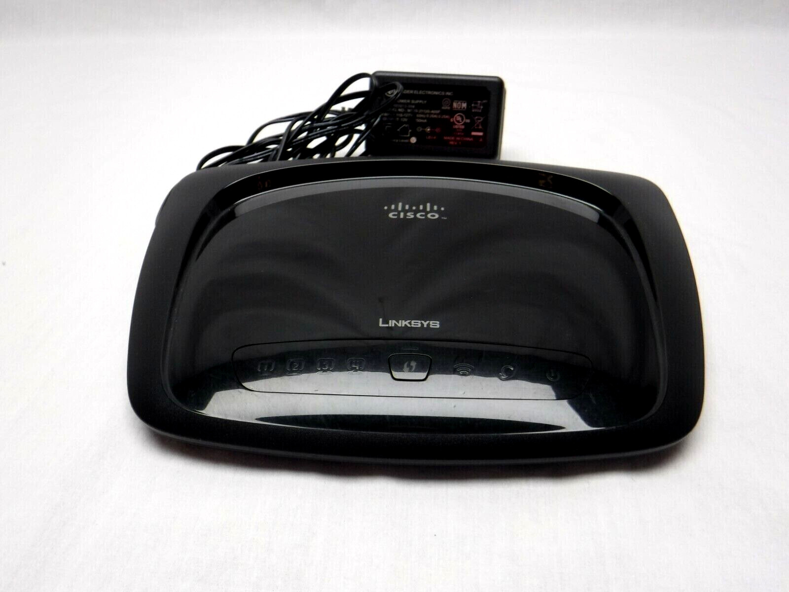 Cisco Linksys Wireless N Home Router WRT120N Black switch