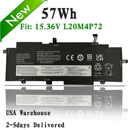 L20L4P72 L20M4P72 L20D4P72 Battery For Lenovo ThinkPad T14s 2nd Gen T14s G2 2021