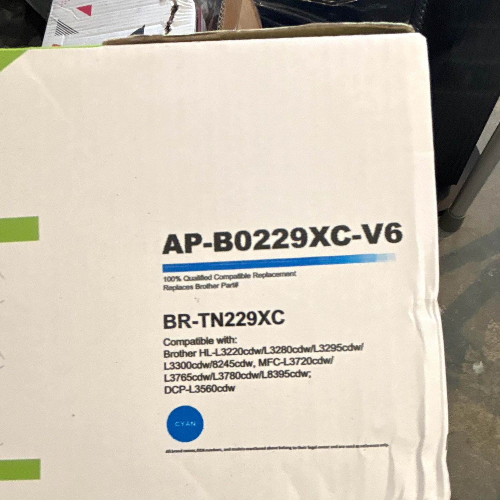 Premium Compatible Cyan Laser Toner Cartridge for Brother TN229XLC HL-L3220cdw