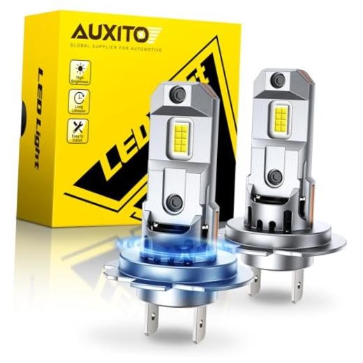 /ll Bulbs, 44,000LM 900% Super Brighter, 6500K Cool White, 1:1 Mini Halogen H7