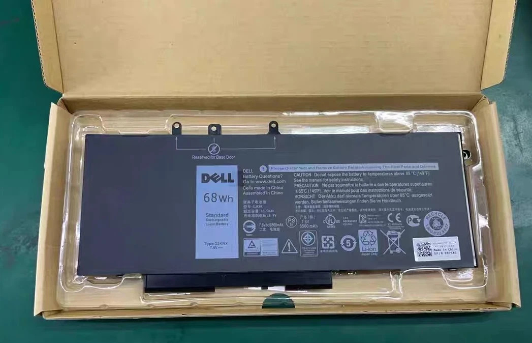 Genuine GJKNX Battery for Dell Latitude 5480 5580 5280 5490 5491 5580 5590 68Wh