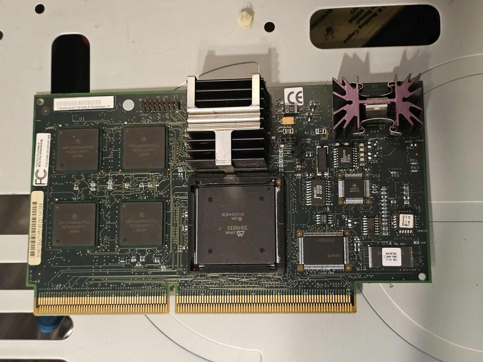 Clean IBM 41L6111 4341 PowerPC 604e 233MHz Processor Card w/1MB L2 Cache pSeries