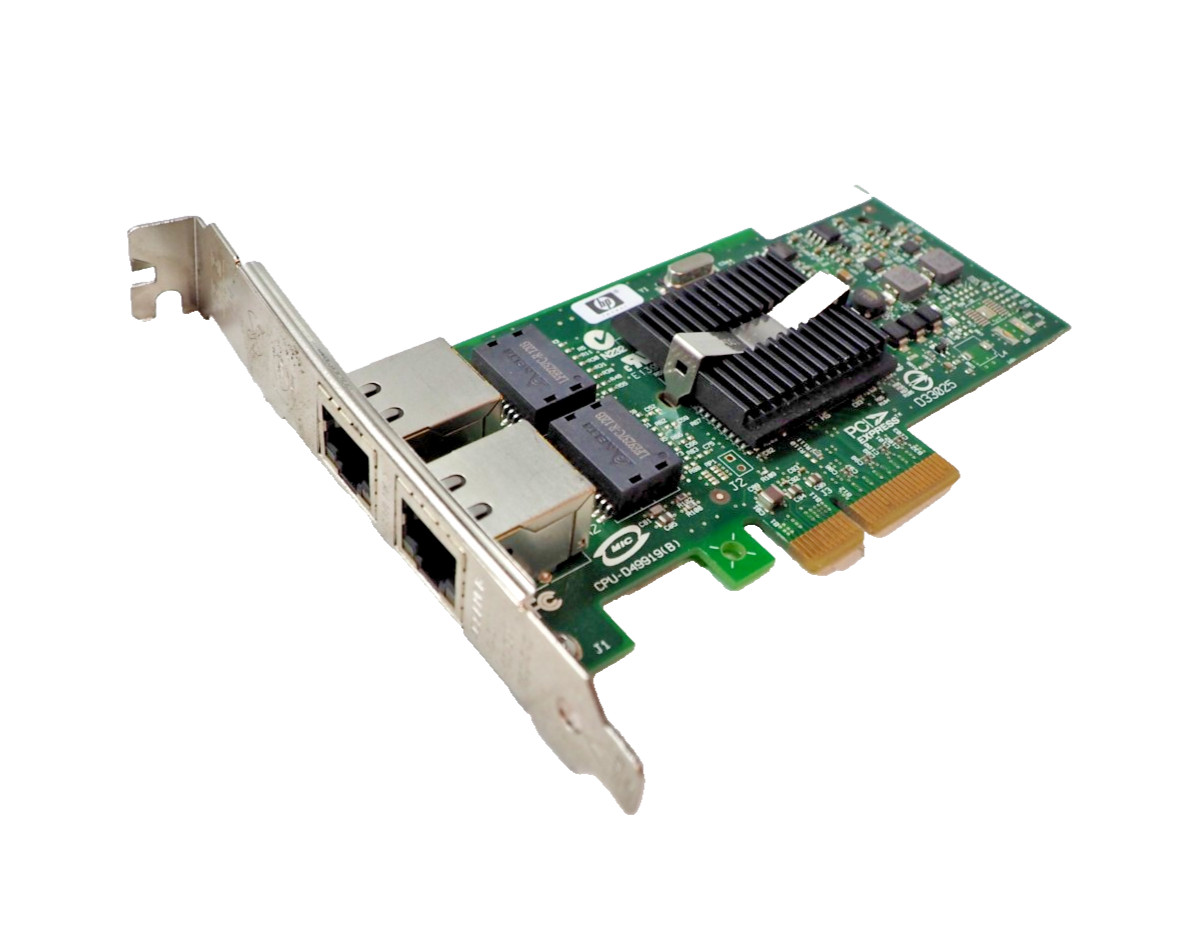 HP NC360T 412651-001 PCI-E Dual Port Ethernet Adapter High Profile