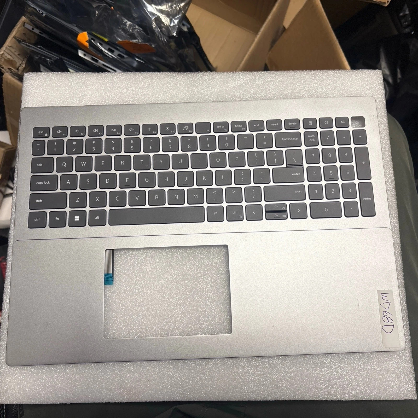 New Dell Vostro 16 5620 5625 Laptop Palmrest Upper Case Cover Grey WD68D 0WD68D