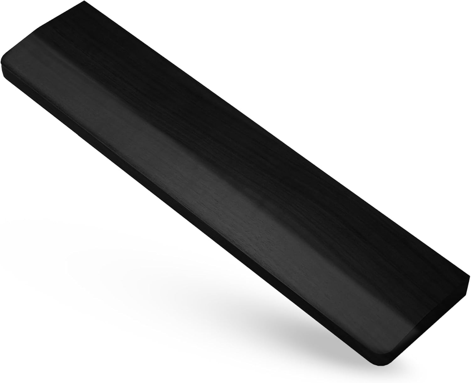 Wooden Keyboard Wrist Rest (Compact, Black)