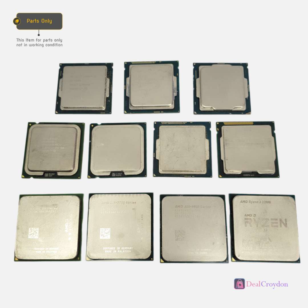 JOB LOT 11 X CPU MIXED INTEL I5 I7 PENTIUM I3 AMD RYZEN 3 ATHLON A10 FOR PARTS