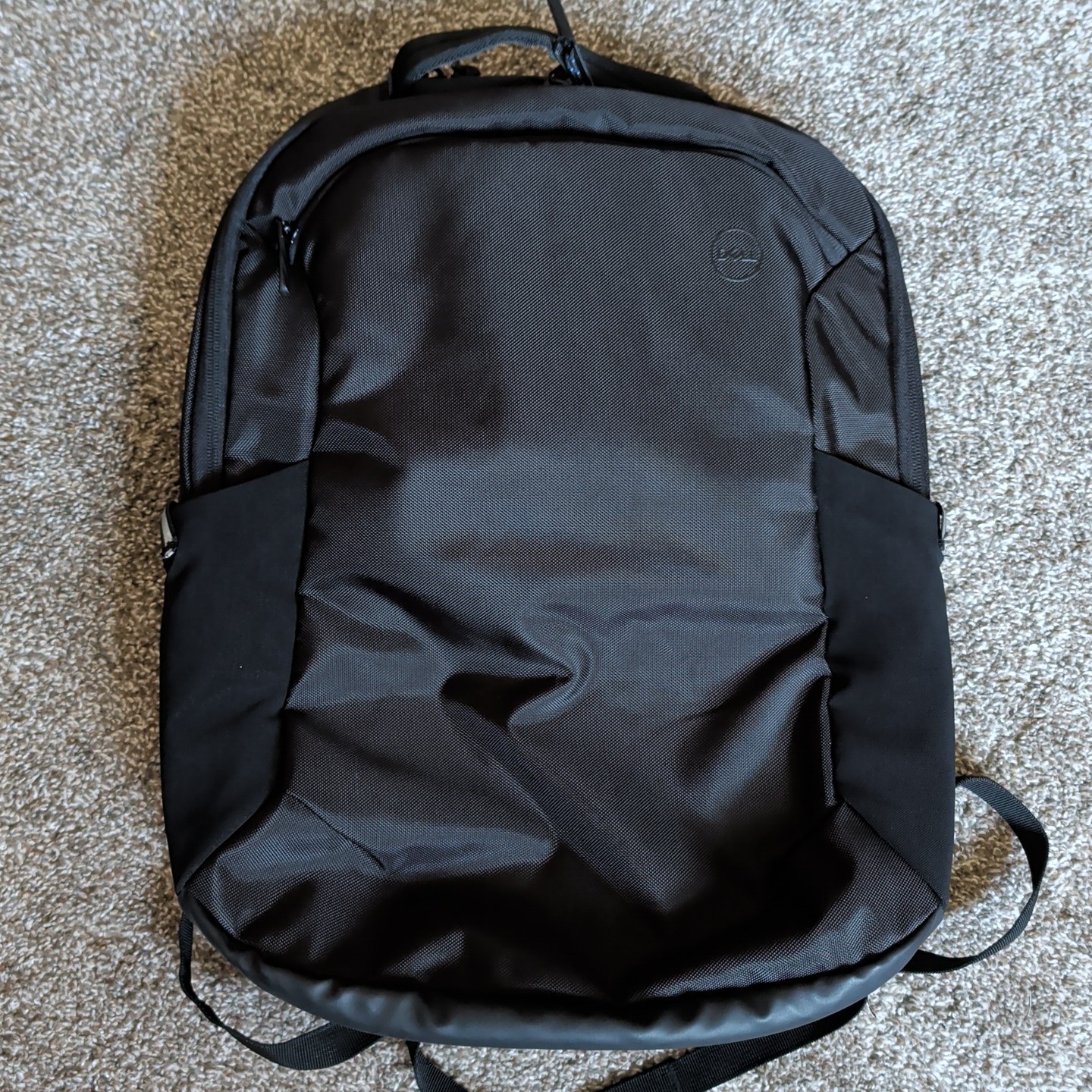 NWOT Dell EcoLoop Pro CP5723 Backpack Fits 17in Laptop, Black, Mesh Pocket 