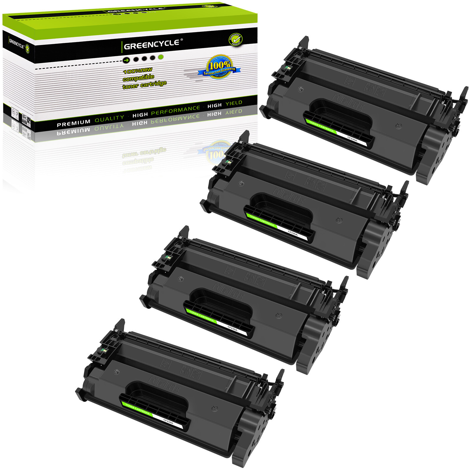 4 Pack CF226A Toner Cartridge fits HP 26A LaserJet Pro M402dne M402d M402dn M402
